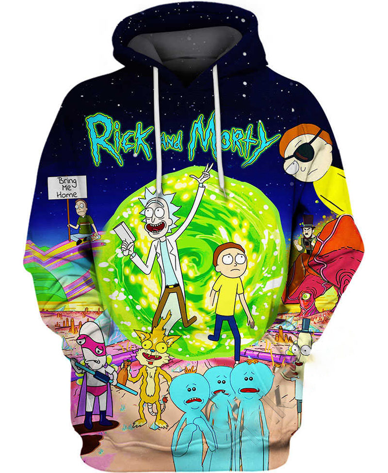 Rick And Morty Series Hoodie 3D