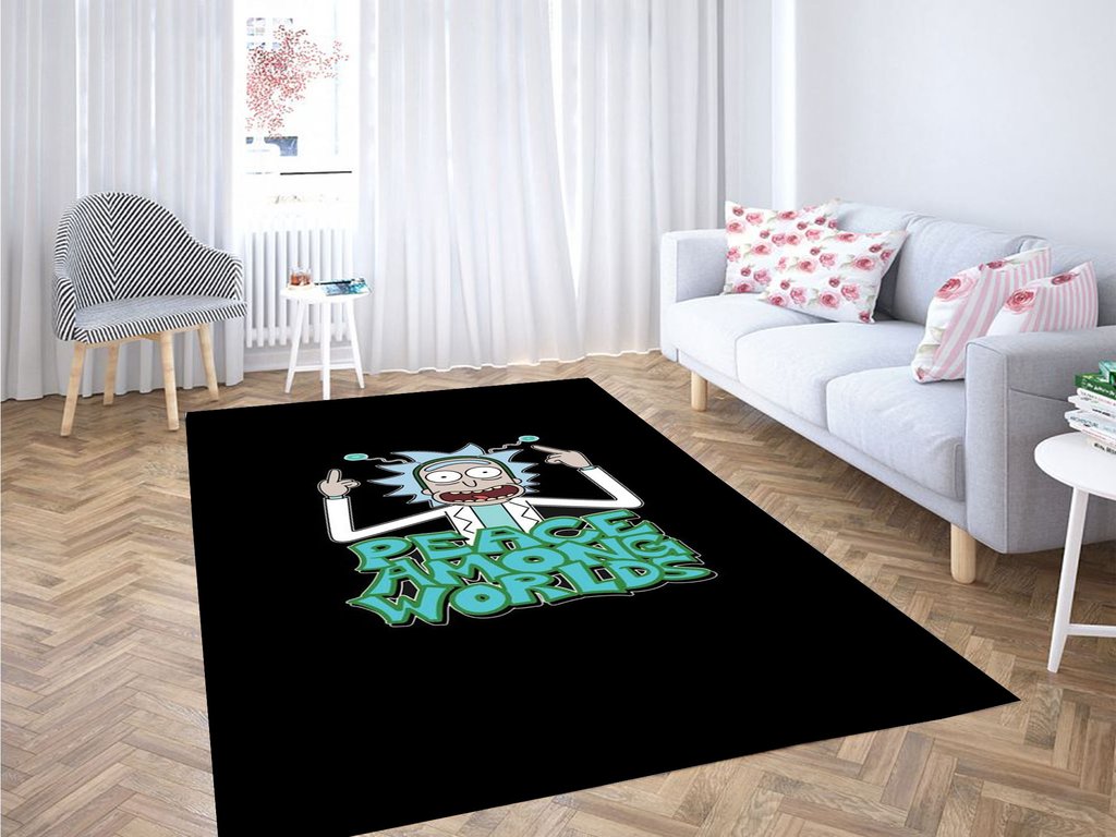 Rick Peace Wallpaper Living Room Modern Carpet Rug