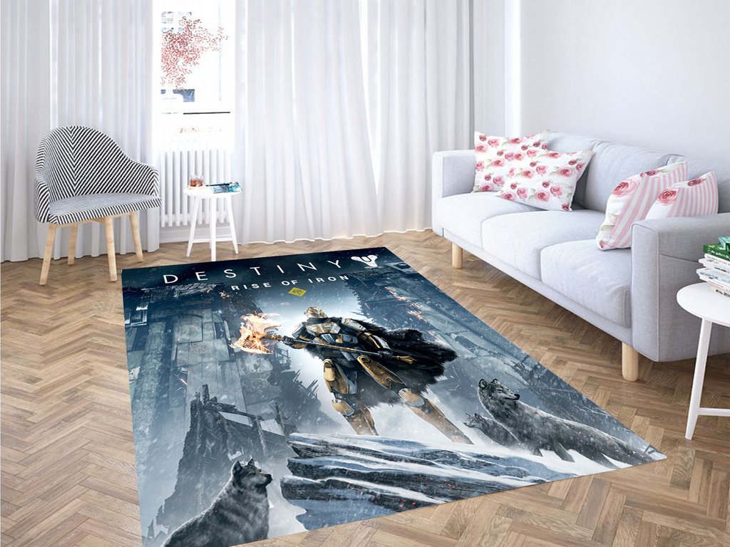 Rise Of Iron Cover Destiny Living Room Modern Carpet Rug