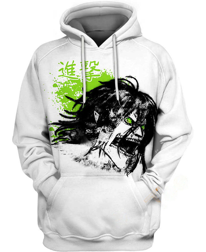 Roar Attack Titan Hoodie 3D