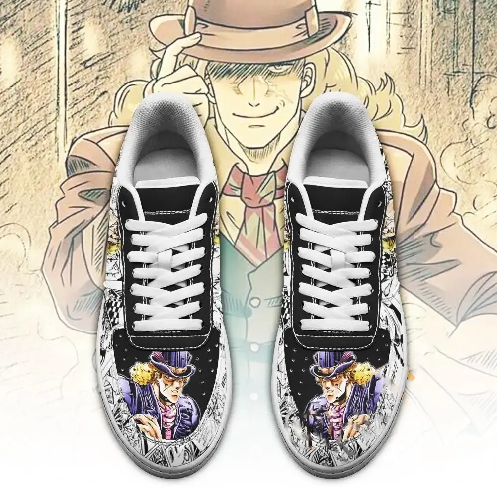 Robert Speedwagon Manga Style Jojo’s Anime Fan Gift Amazon Nike Air Force Shoes