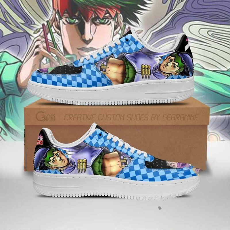 Rohan Kishibe Jojo Anime Nike Air Force Shoes
