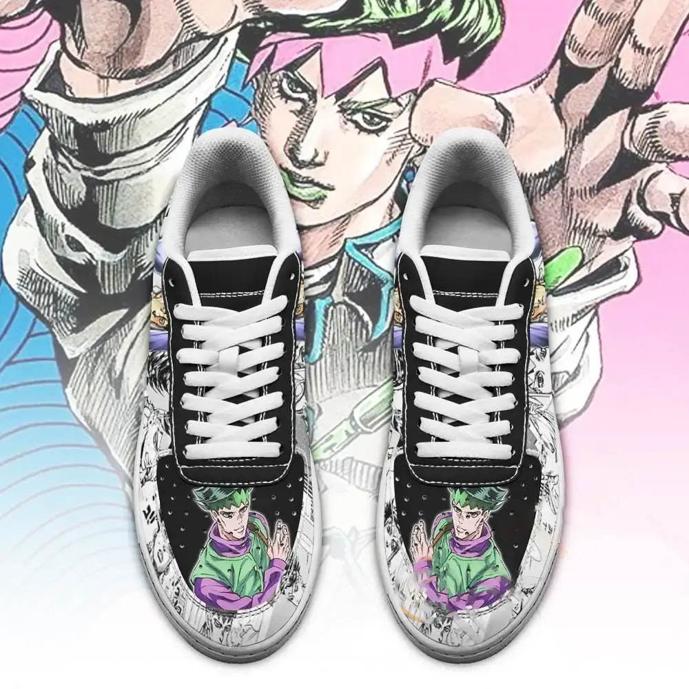 Rohan Kishibe Manga Style Jojo’s Anime Fan Gift Amazon Nike Air Force Shoes