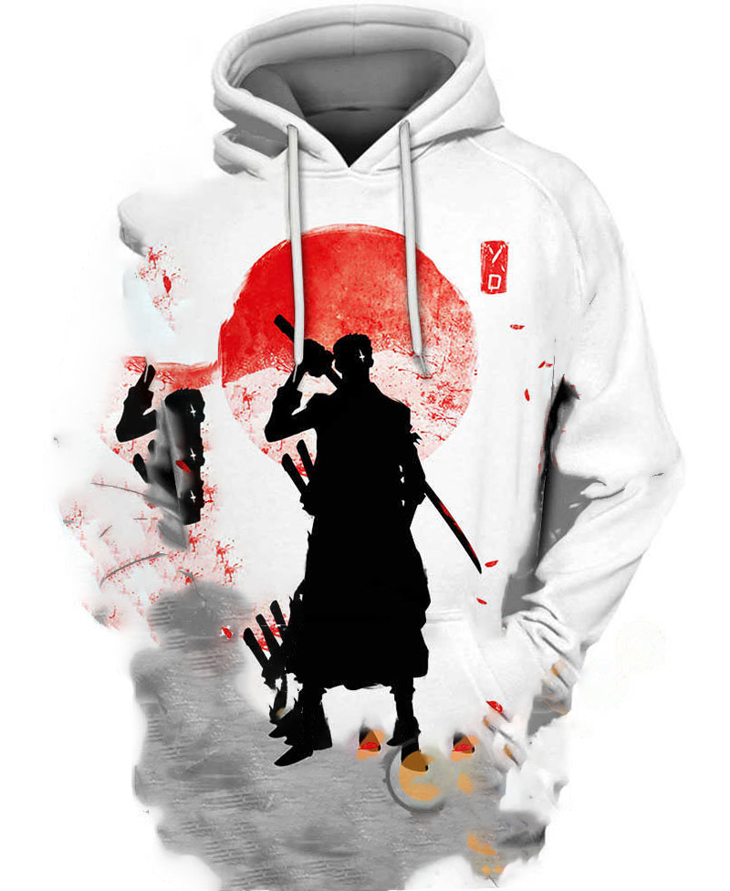 Roronoa Zoro Sunset Hoodie 3D
