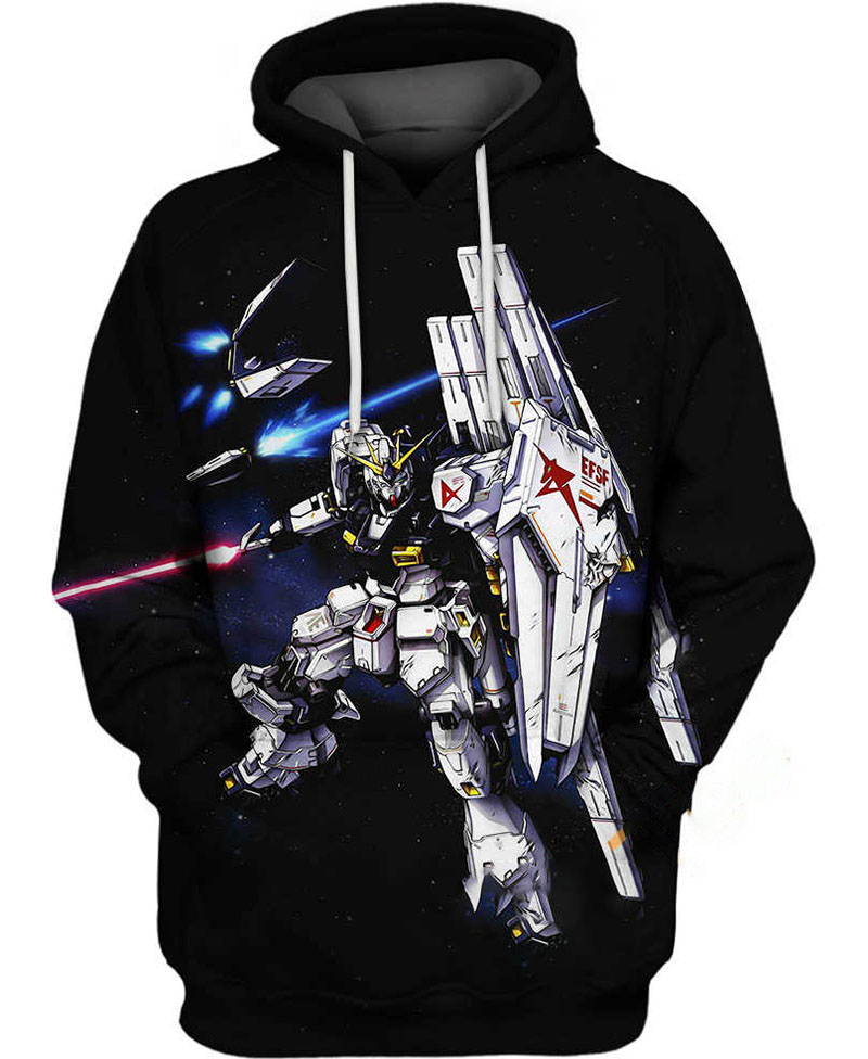 Rx93 Nu Gundam Hoodie 3D