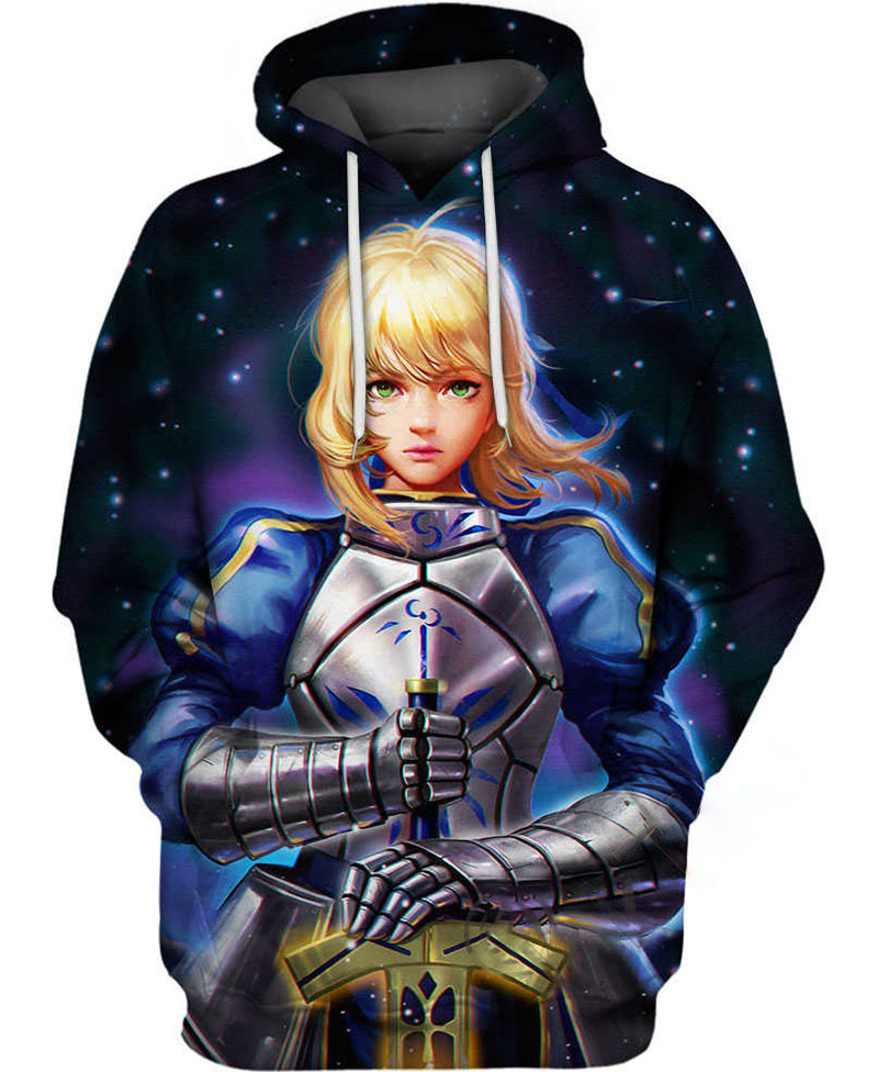 Saber With A Sword Hoodie 3D