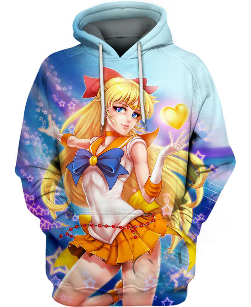 Sailor Venus Hoodie 3D