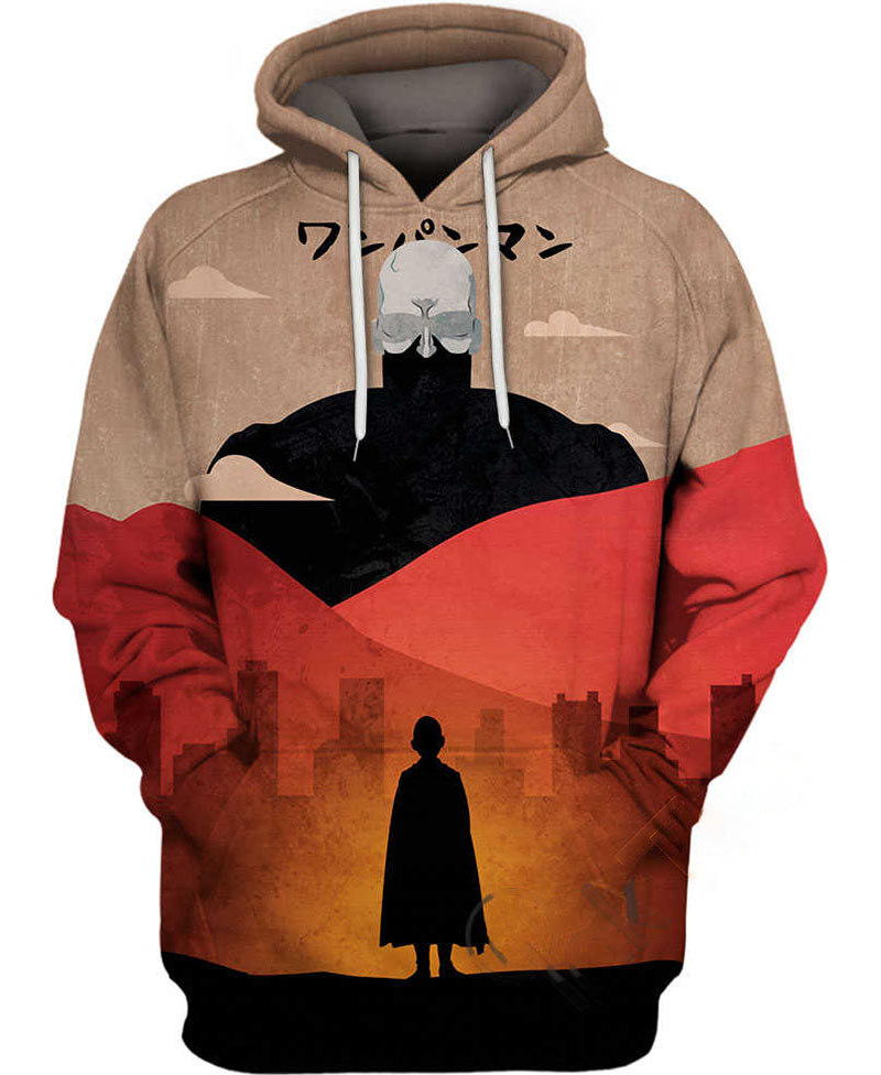 Saitama Bald Man Hoodie 3D