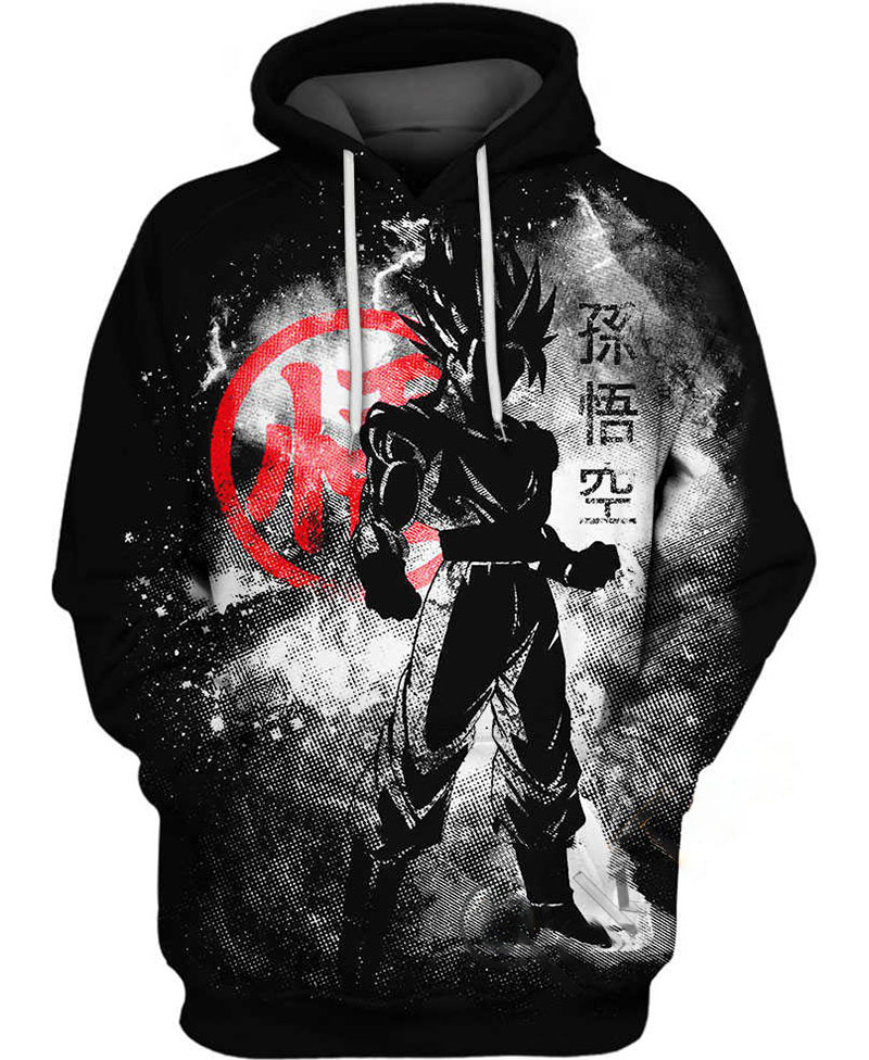 Saiyan Space Hoodie 3D