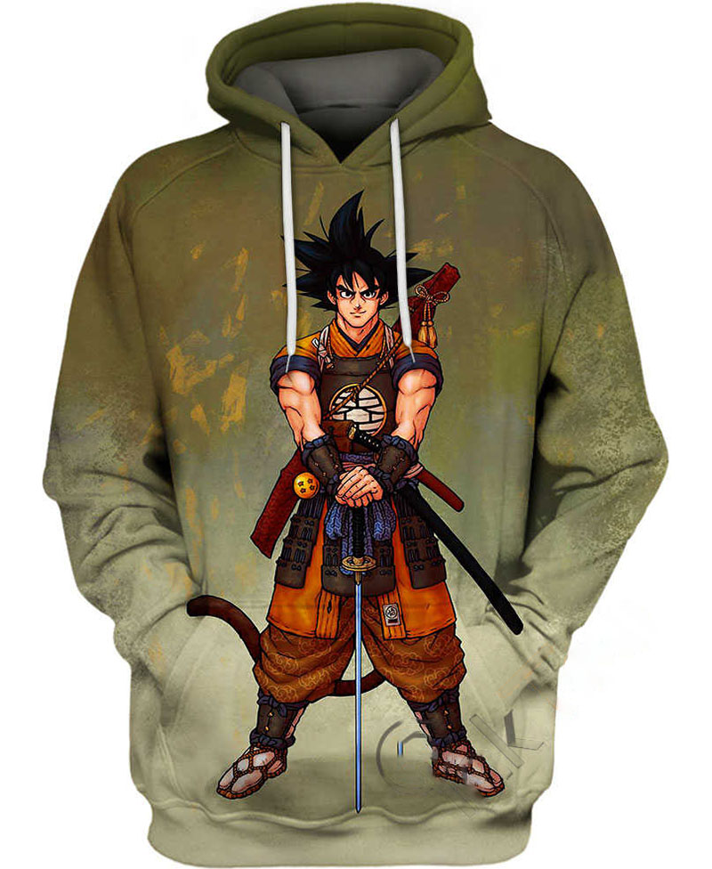 Samurai Son Goku Hoodie 3D