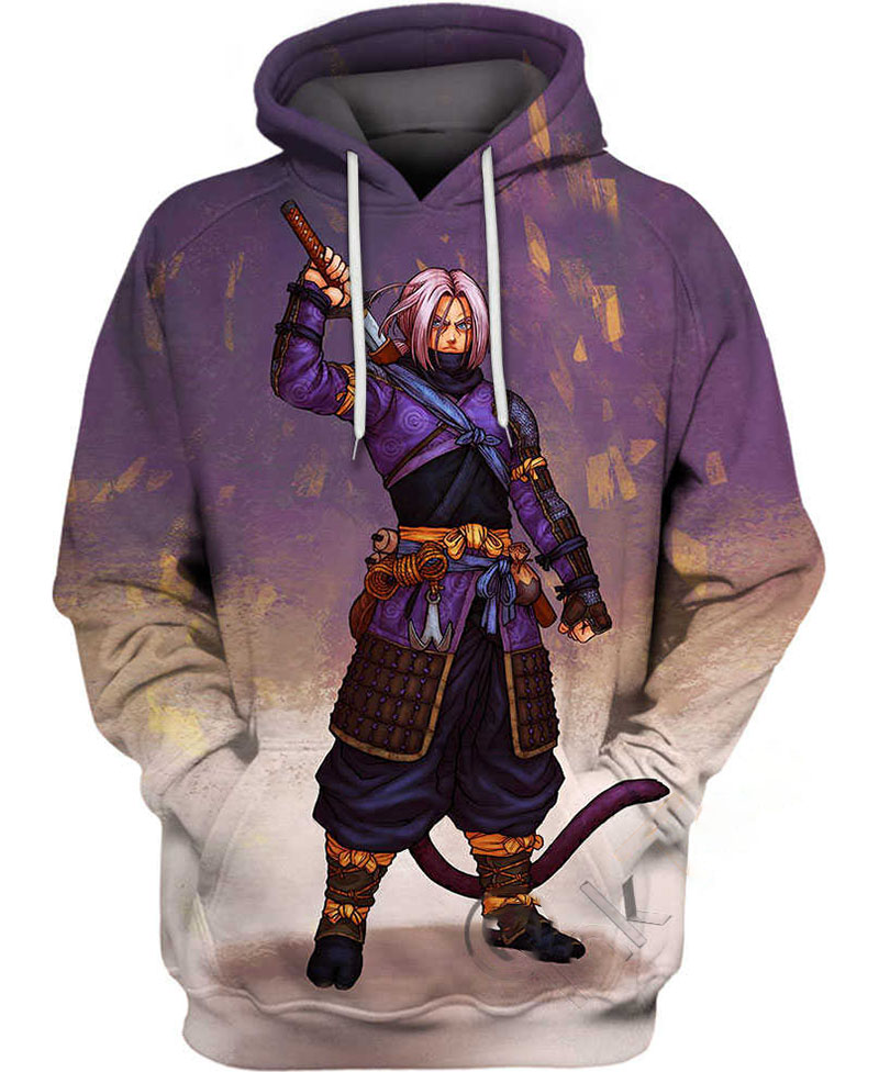 Samurai Trunks Hoodie 3D