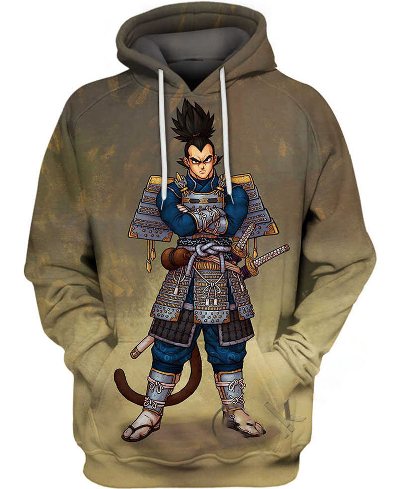 Samurai Vegeta Hoodie 3D