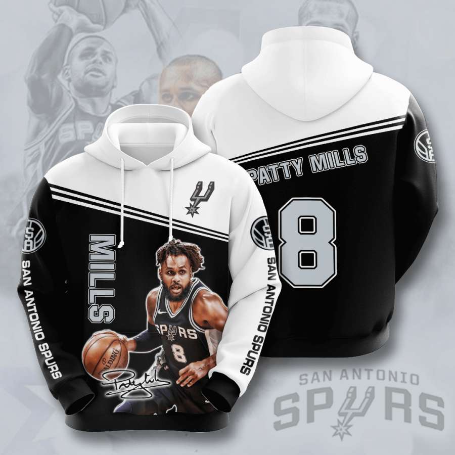 San Antonio Spurs Custom Hoodie 3D