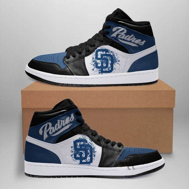 San Diego Padres Mlb Custom Air Jordan Shoes