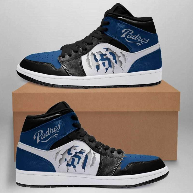 San Diego Padres Mlb Outdoor Custom Air Jordan Shoes