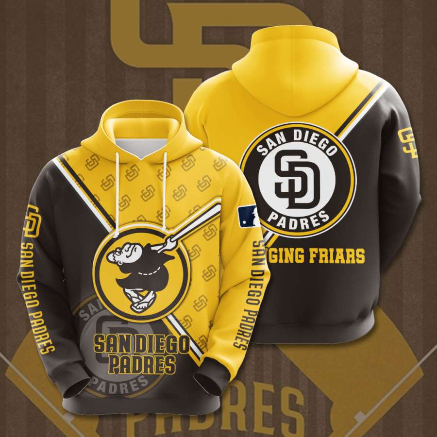 San Diego Padres Custom Hoodie 3D