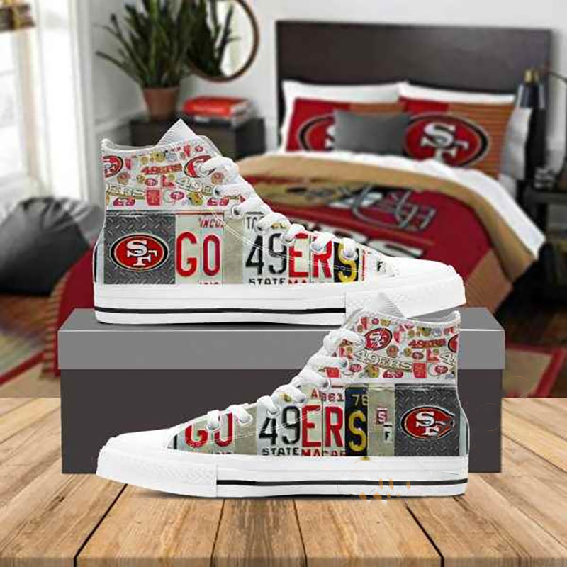 San Francisco 49ers High Top Shoes