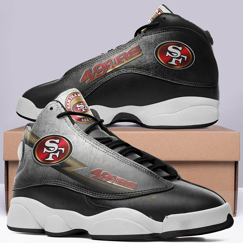 San Francisco 49ers Nfl Team Aj13 Air Jordan Shoes