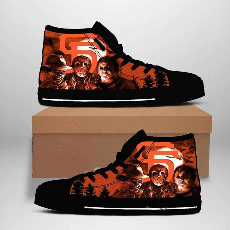 San Francisco Giants Mlb Baseball High Top Shoes