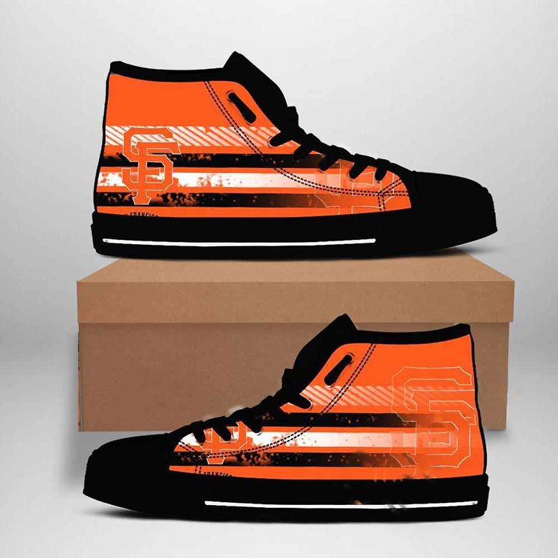 San Francisco Giants Mlb Baseball High Top Shoes