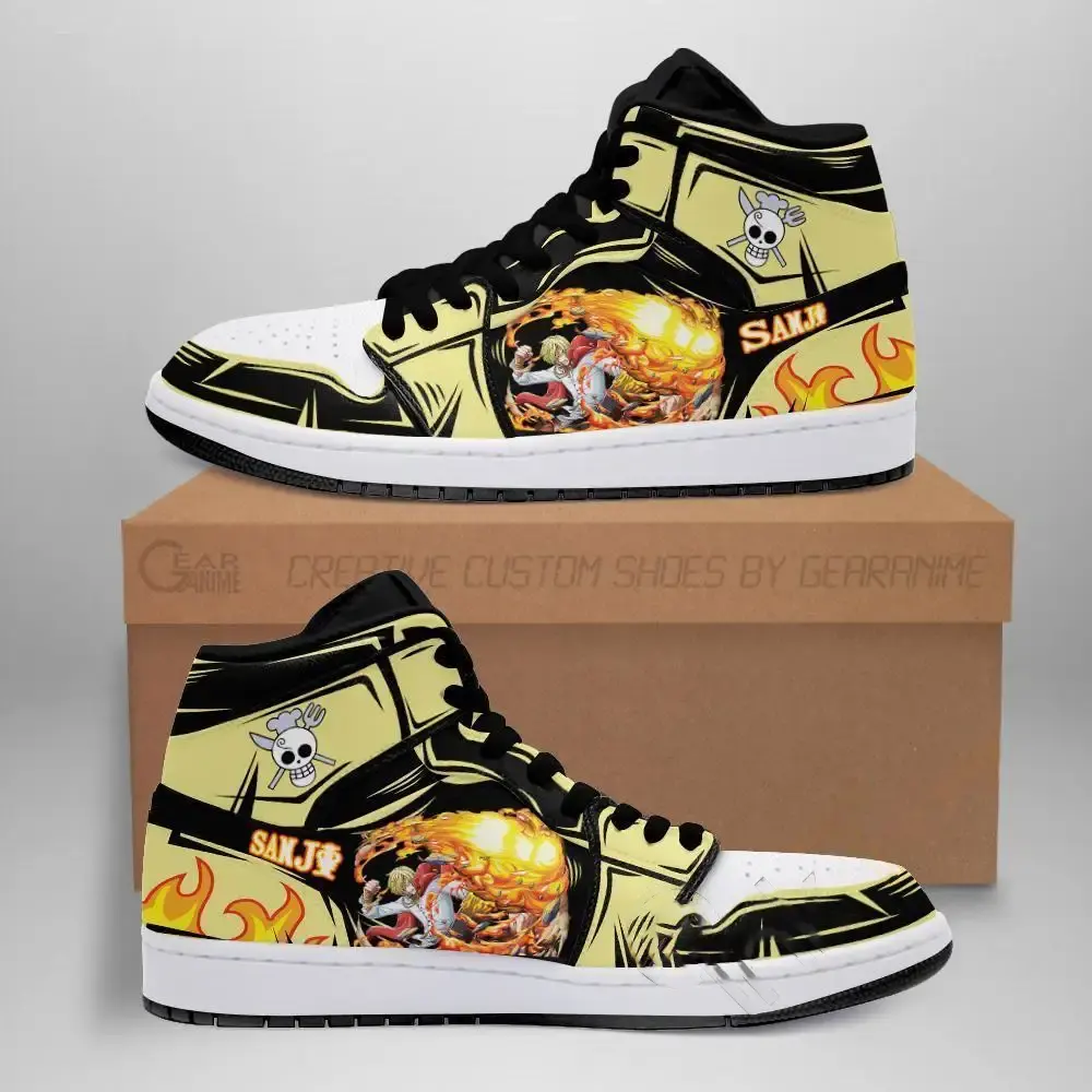 Sanji Straw Hat Pirates One Piece Anime Amazon Air Jordan Shoes