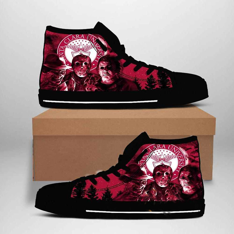Santa Clara Broncos Ncaa High Top Shoes
