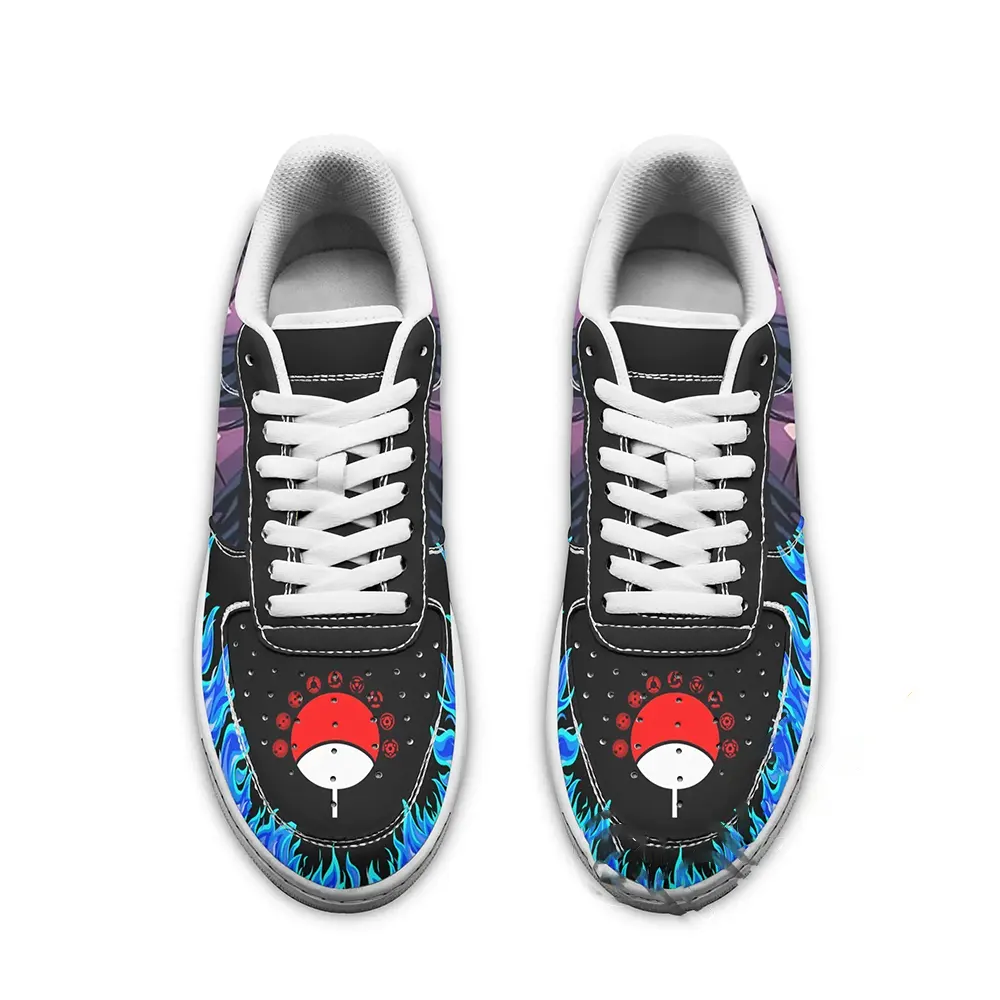 Sasuke Eyes Naruto Anime Fan Gift Amazon Nike Air Force Shoes