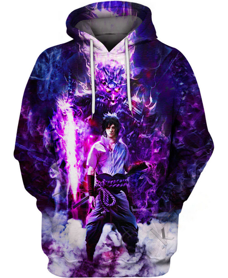 Sasuke Susanoo Lighting Hoodie 3D