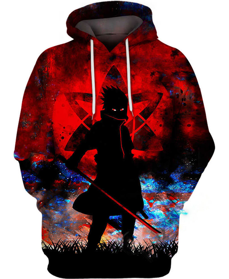 Sasuke Uchiha Clan Hoodie 3D