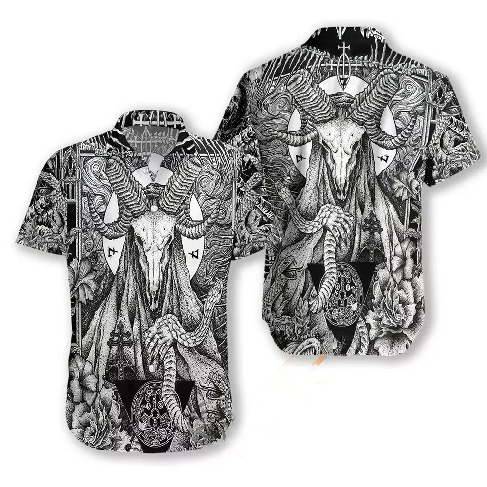 Satanic Pagan Demon Hawaiian shirts