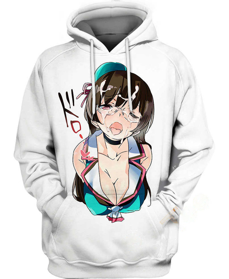 Satisfied Face Ahegao Hoodie 3D
