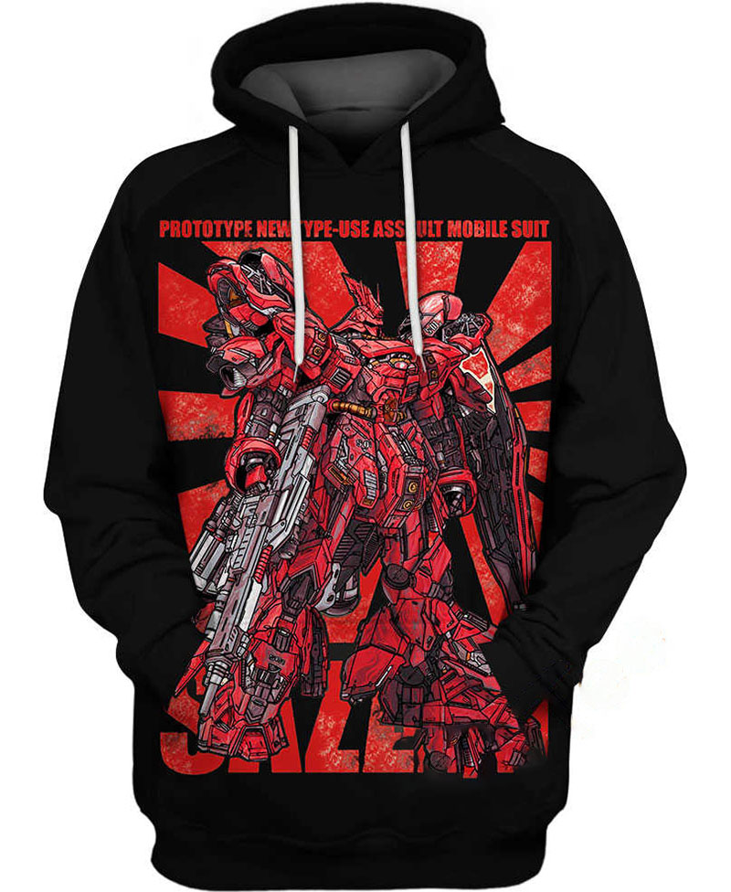 Sazabi Gundam Hoodie 3D