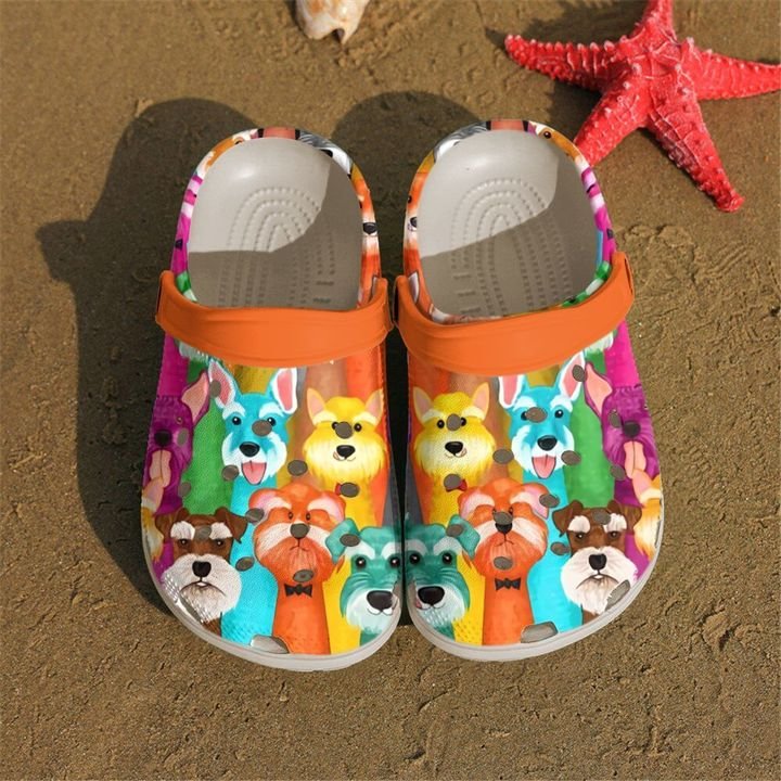 Schnauzer Doodles Crocs Clog Shoes