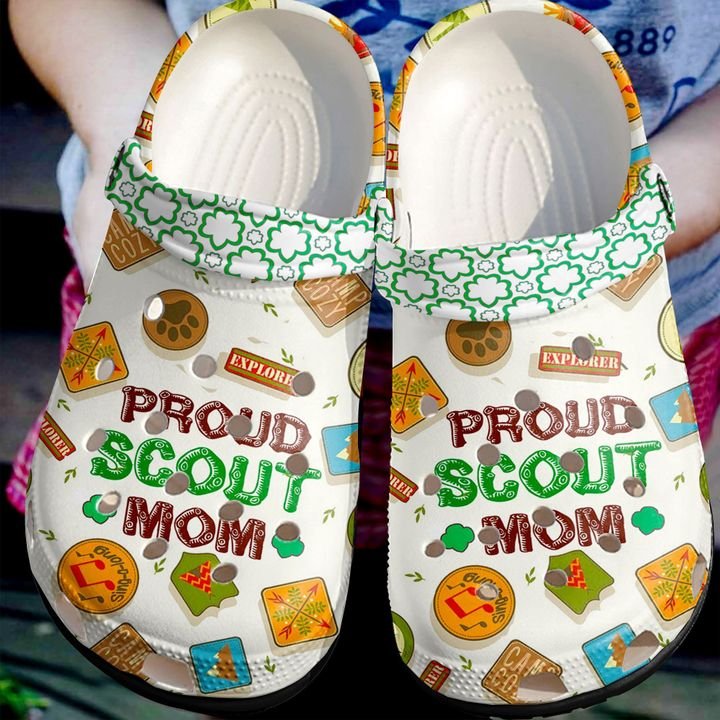 Scout Proud Mom Crocs Clog Shoes
