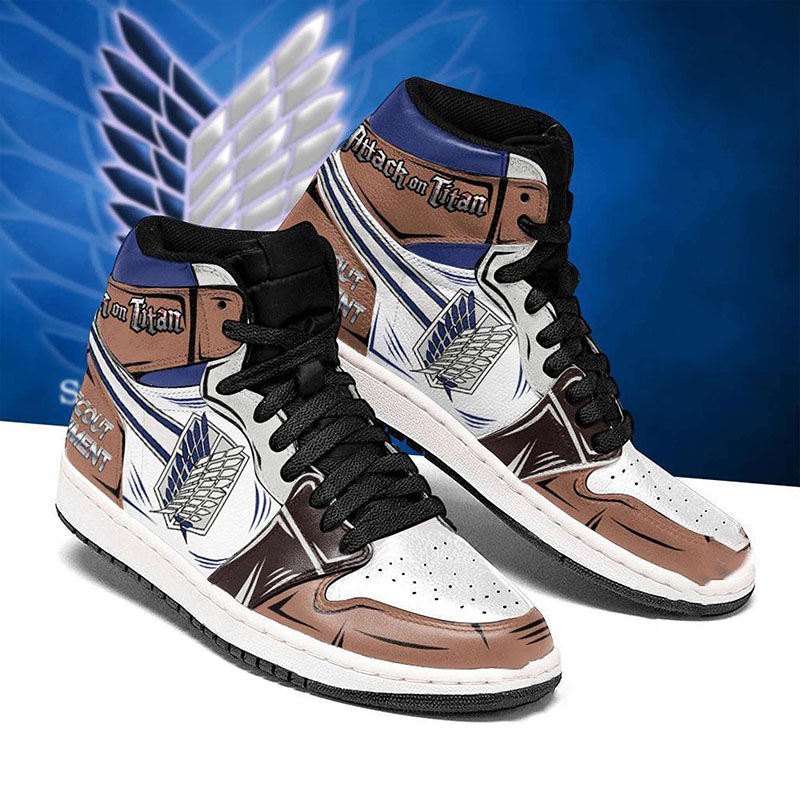 Scout Regiment Attack On Titan Air Jordan Shoes