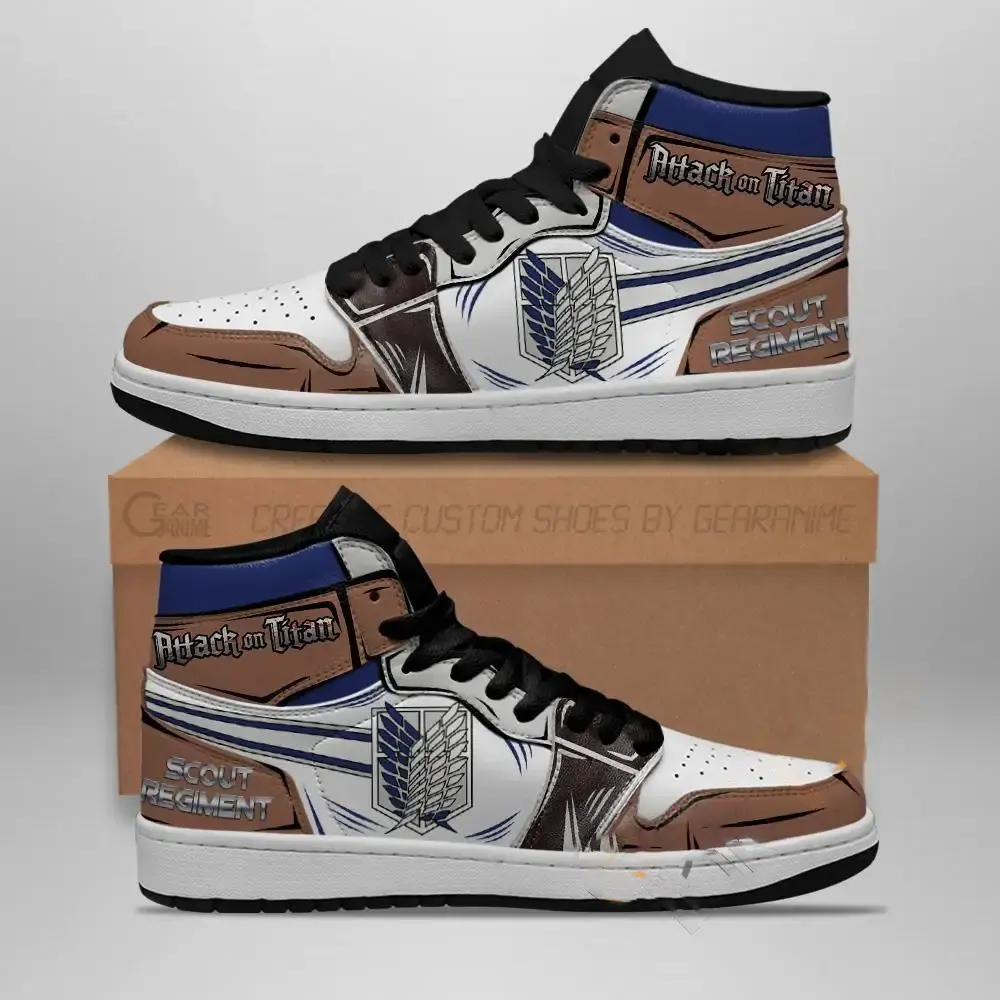 Scout Regiment Attack On Titan Anime Amazon Air Jordan Shoes