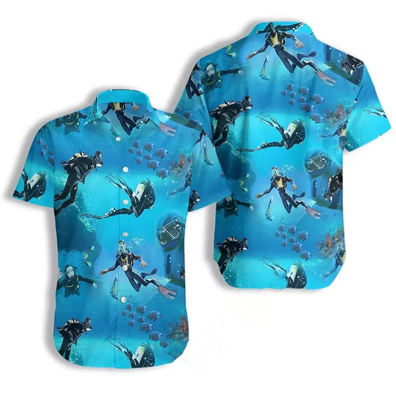 Scuba Diving Hawaiian shirts