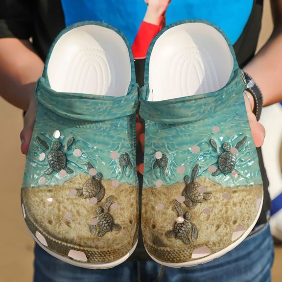 Sea Turtle Little Turtles Crocs Clog Shoes