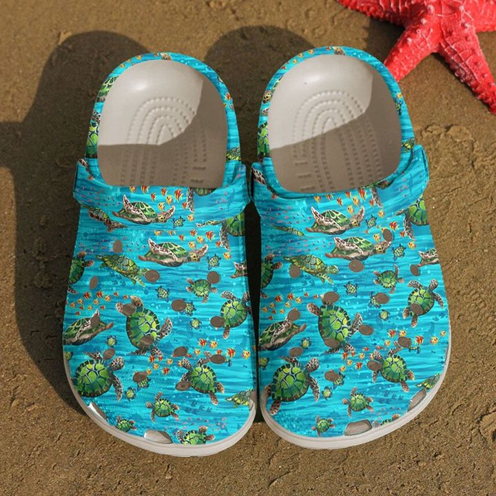 Sea Turtle Lovely Creatures Crocs Clog Shoes