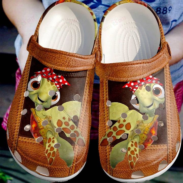 Sea Turtle Lovely Crocs Clog Shoes