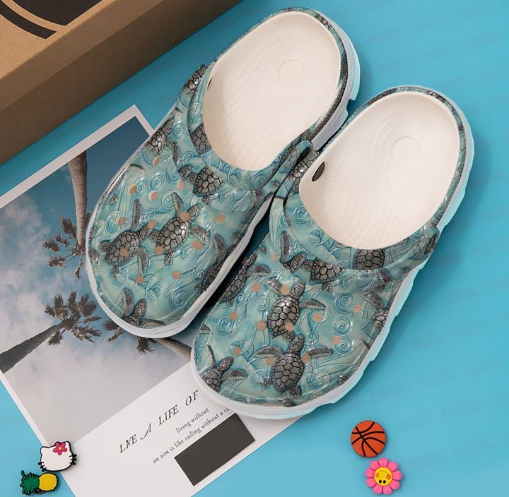 Sea Turtle Under The Crocs Clog Shoes