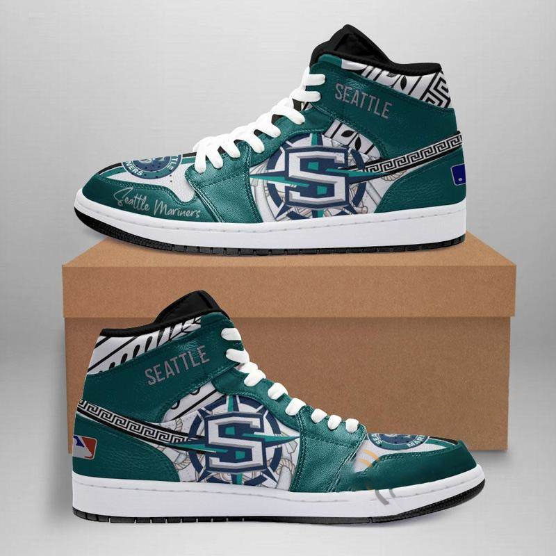 Seattle Mariners Custom Air Jordan Shoes