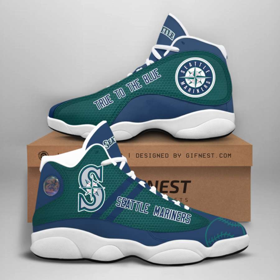 Seattle Mariners Custom Air Jordan Shoes
