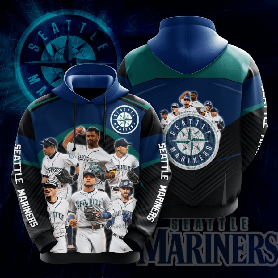 Seattle Mariners Custom Hoodie 3D