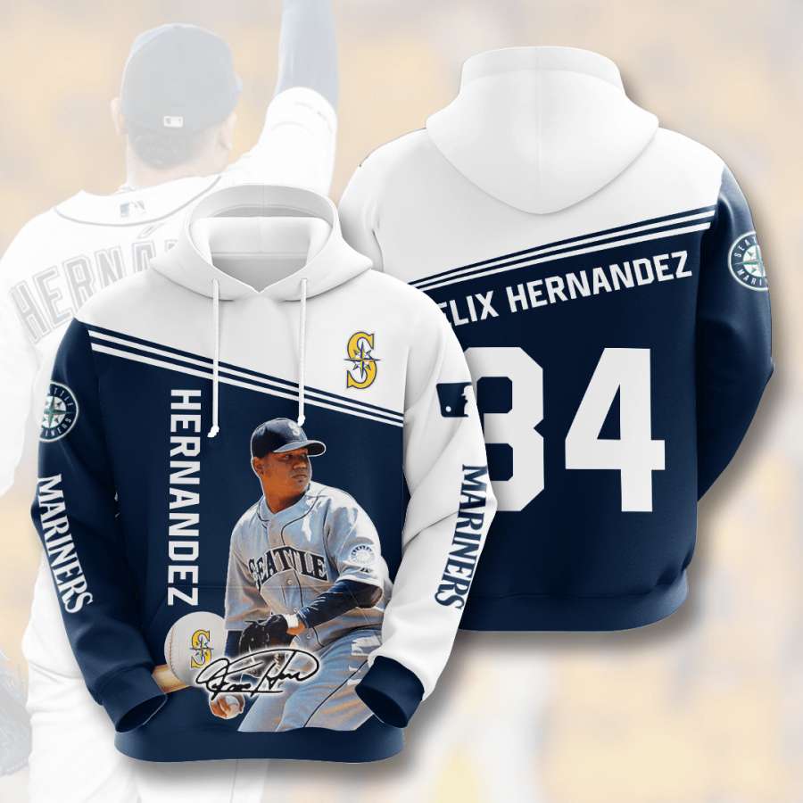 Seattle Mariners Custom Hoodie 3D