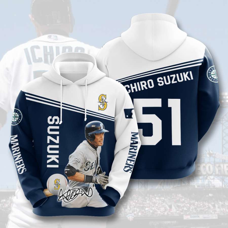 Seattle Mariners Custom Hoodie 3D