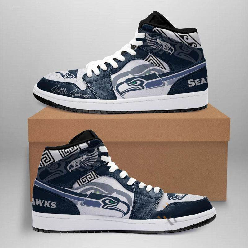 Seattle Seahawks Custom Air Jordan Shoes