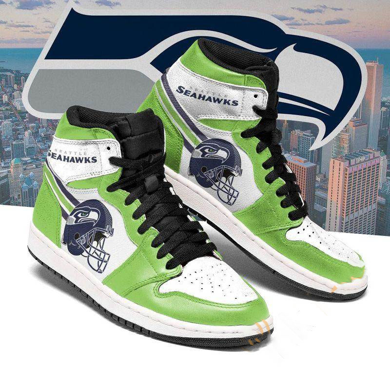 Seattle Seahawks Custom Sneaker Air Jordan Shoes