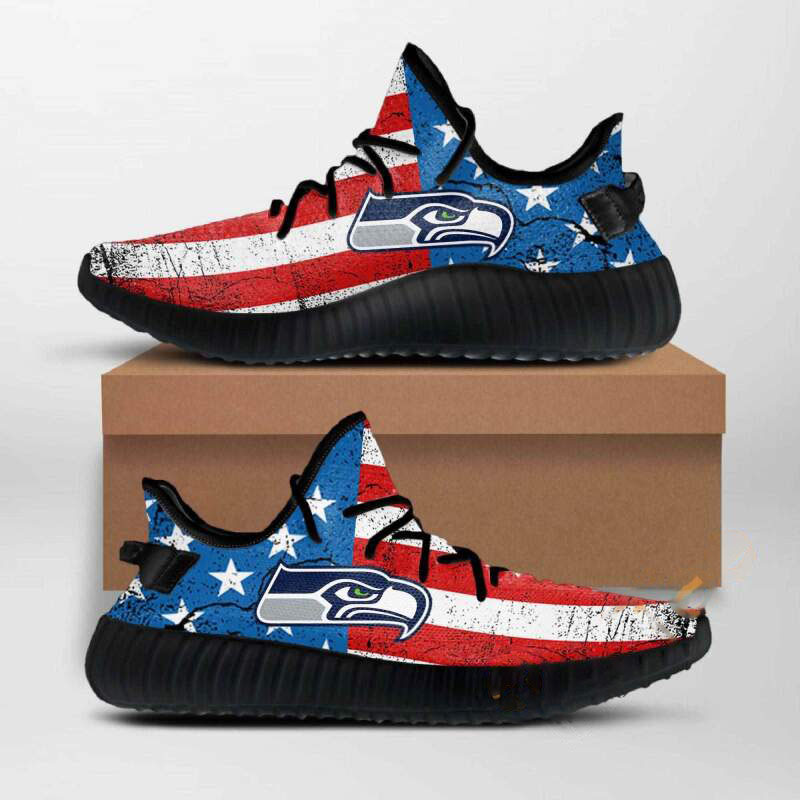 Seattle Seahawks Nfl Custom Yeezy Boost
