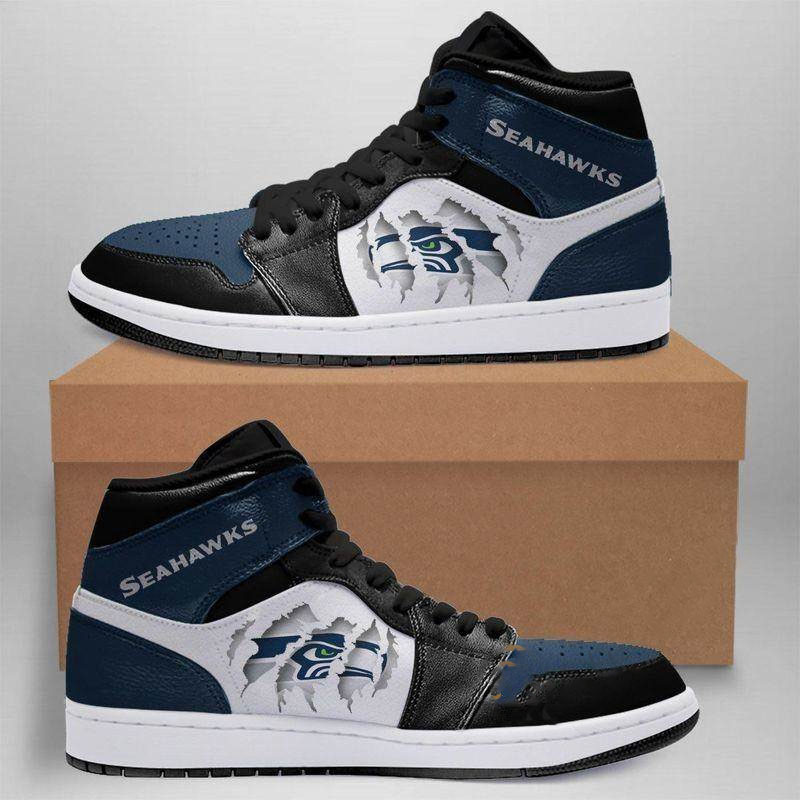 Seattle Seahawks Nfl Custom Air Jordan Shoes